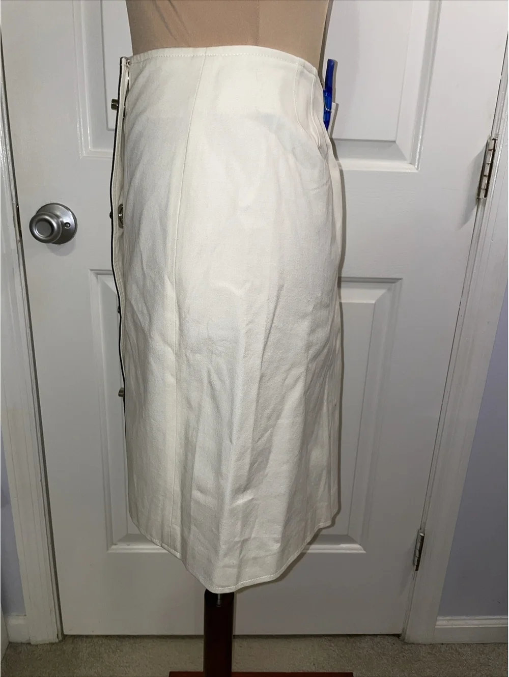 Michael Kors Size 10 Skirt A Line Button Front